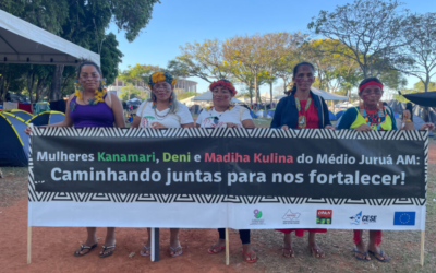 Deni/Kanamari women at the 3rd Indigenous Women’s March