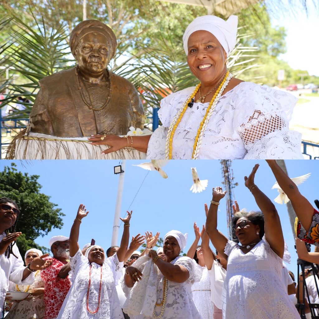 Busto de Mãe Gilda de Ogum completa 10 anos